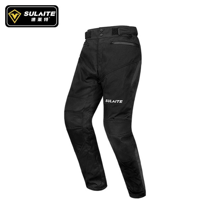 SULAITE Off-Road Motorcycle Riding Jacket Pants Set Winter Warm Waterproof CE2 Armor Protective Gear Men