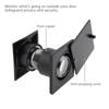 Solid Brass Square 28mm Door Peephole 220 Degree HD Optical Glass Lens Privacy Cover Heavy Duty Universal Fit for 42-54mm Door Thickness