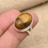 Tiger's Eye Gemstone 925 Sterling Silver Jewelry Handmade Ring  Gift For Her