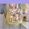 Childrens Canvas Backpack With Cute Music Note Dog Cartoon Prints For School And Outdoor Use