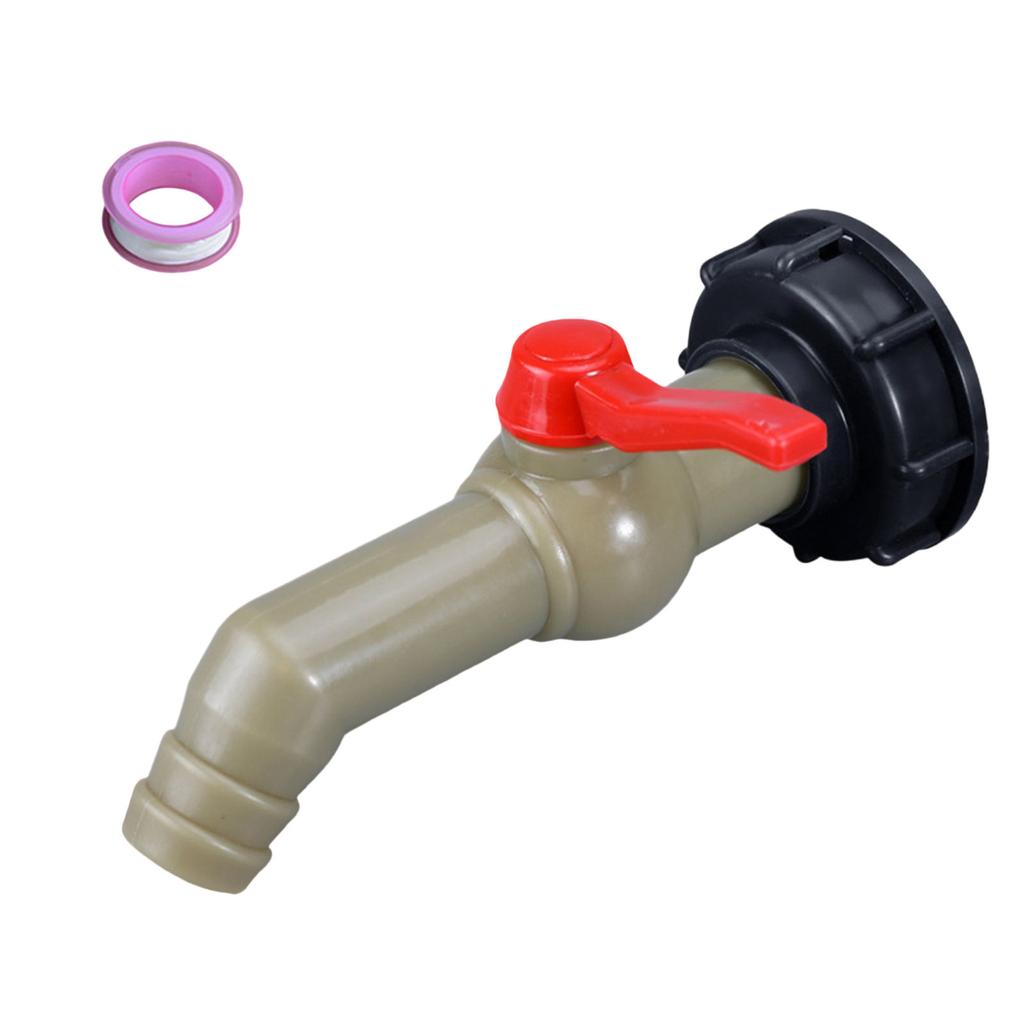 IBC Outlet Tap Tank Accessories Tap Ball Valve 1inch Adapter Coarse Thread Outlet Tap for IBC Container Water Tank
