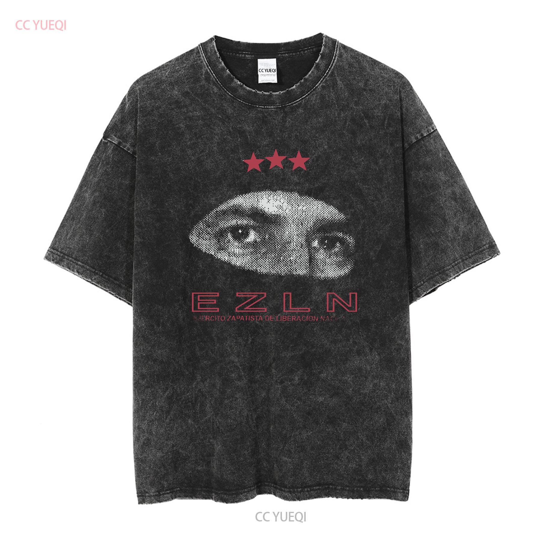 Новая редкая футболка EZLN Himno Zapatista Mexicanos No Latinos Comandante Marcos Emiliano Zapata в стиле ретро, двусторонняя, в винтажном стиле 2XL