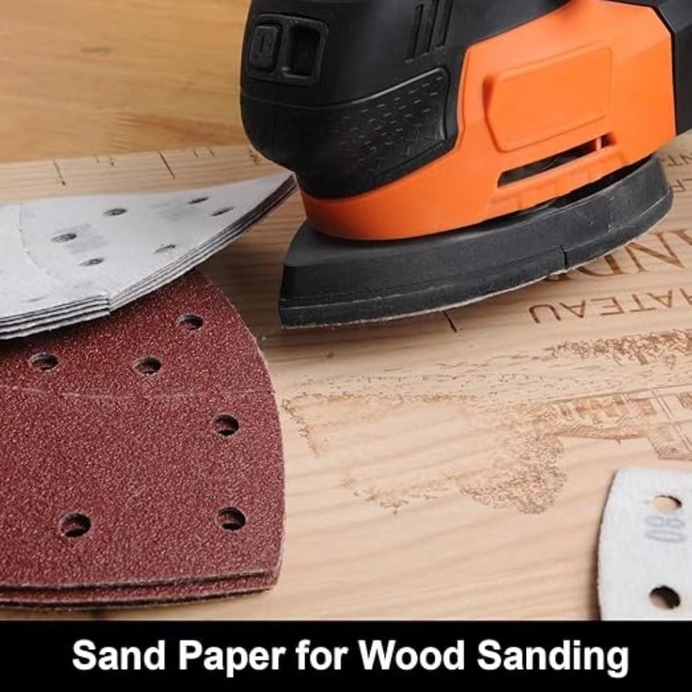 Self Adhesive Backing Sanding Paper Sheets Hook & Loop Sandpaper DIY Projects