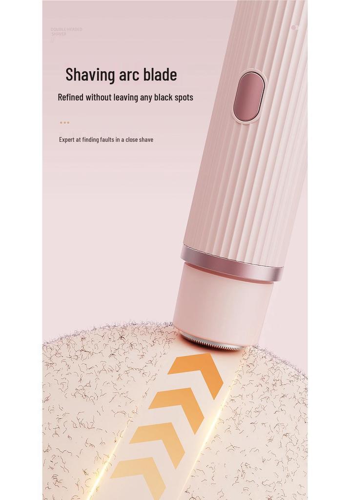 Universal Electric Razor for Painless Hair Removal In Private Areas for Men & Women - No Residue Underarm Trimmer