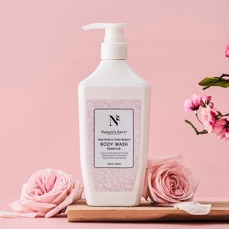 Nature's Gate Sakura Rose Essence Shower Gel