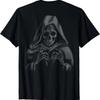 Cool Grim Reaper Angel Of Death Backside T-Shirt