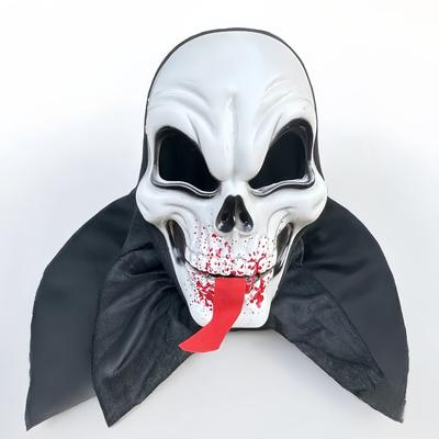 Half-face MaskHalloween Mask Funny Funny Full Face Makeup Party Mystery Escape Room Scary Ghost Face Mask Clown Props