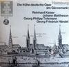 LP Record REINHARD KEISER  JOHANN MATTHESON   Hamburg  Die Frhe Deutsche Oper A 91102 Columbia Germany Classical Used