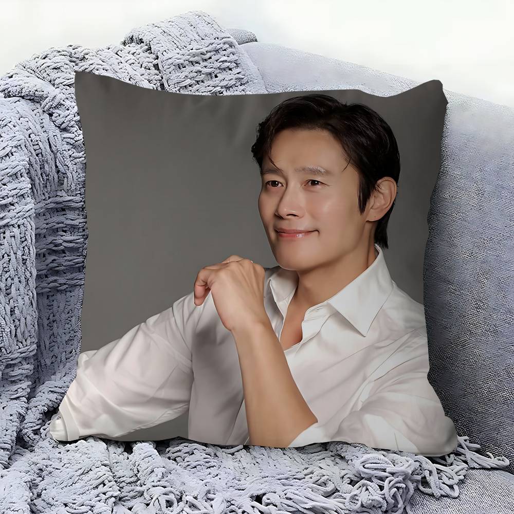 Lee By-ungS HunS Office Cushion Pillowcase Car Cushion Cover45X45CM Lumbar Pillowcase Sofa Pillowcover