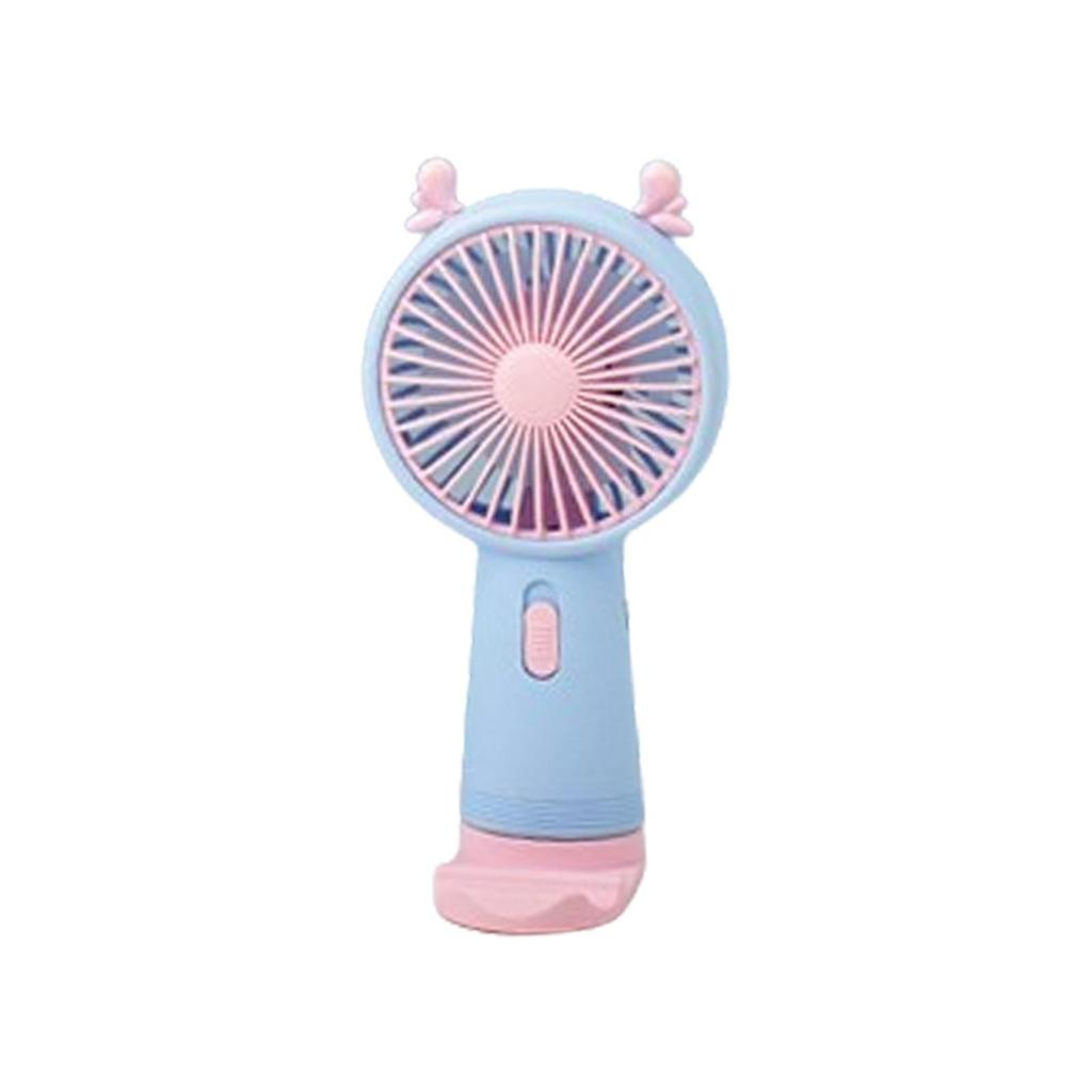 Desktop Fan Random Color Cute Lightweight Handheld Fan for Home Office Party
