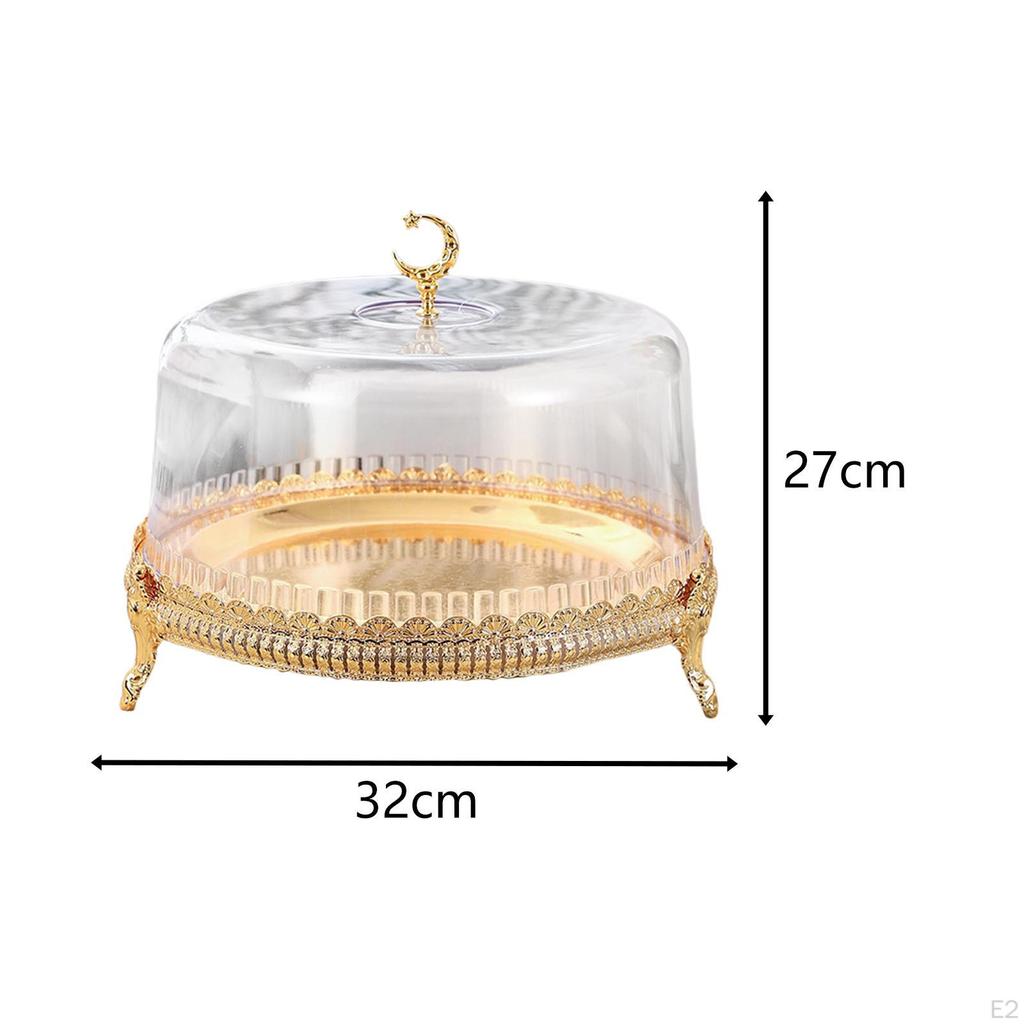 Cake Plate Candy Display Cupcake Holder Round Decorative Cookies Dessert Serving Platter for