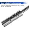 16 mm Magnetic Spark Plug Socket with 12 Inch Extension, 3/8'' Drive 12 Point Swivel Spark Plug Thin Wall Socket, Magnetic Spark Plug Wrench Removal