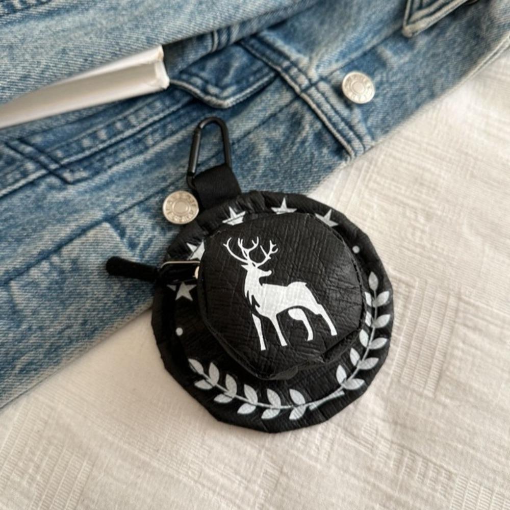 Woven Rope Mini Storage Bag Deer Backpack Pendant Fashion Earphone Bag  Students