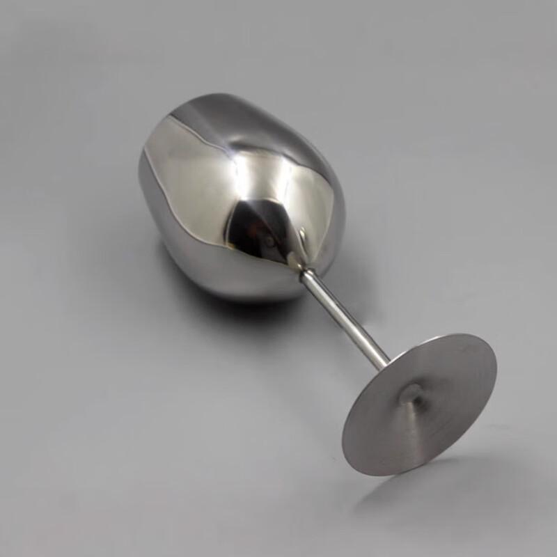 Stainless Steel Stemmed Wine Glasses
