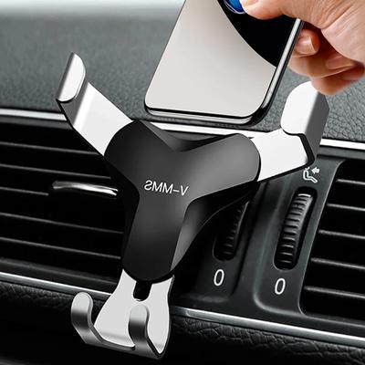 Car Air Vent Gravity Phone Holder Universal Mobile Phone GPS Car Navigation Car Accessories Interior Gravity Design Auto Lock