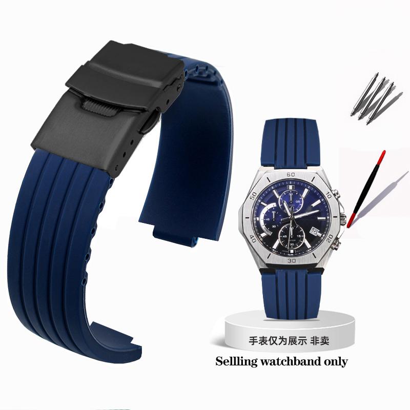 

Ремешок для часов из каучука и силикона для Casio Edifice EFB-680 ECB10YD, ремешок для мужских часов Ocean Heart EFB680, выпуклый 12 мм 14 мм 12mm