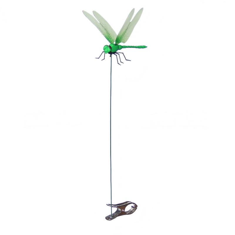 Dragon Fly Clips For Bugs Repellent, 3D Dragonfly Garden Stakes Decor - Dragonfly Clips To Keep Bugs Away, For Outdoor Garden