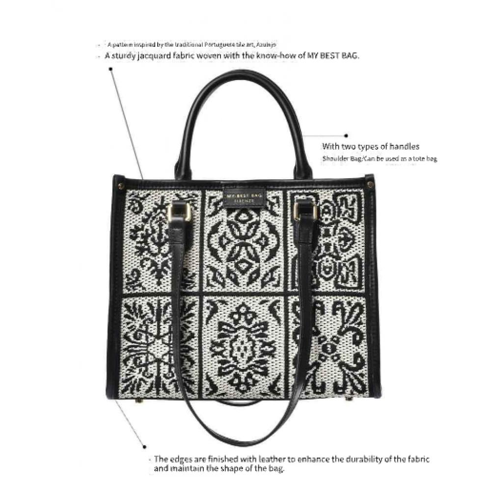 Riccio Anna My BeSt Bag Jacquard Tote Bag S  hS51Myb201ye 