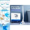 Modern Minimalist Disposable Toilet Brush Set With Cleaning Liquid For Home Bathroom Cleaning Supplies