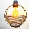 Wrought Iron Geometric Lantern Lampshade for Home & Restaurant
