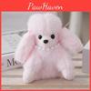 Cute Sitting Poodle Plush Doll With Fluffy Velvet Fur For Gift Giving