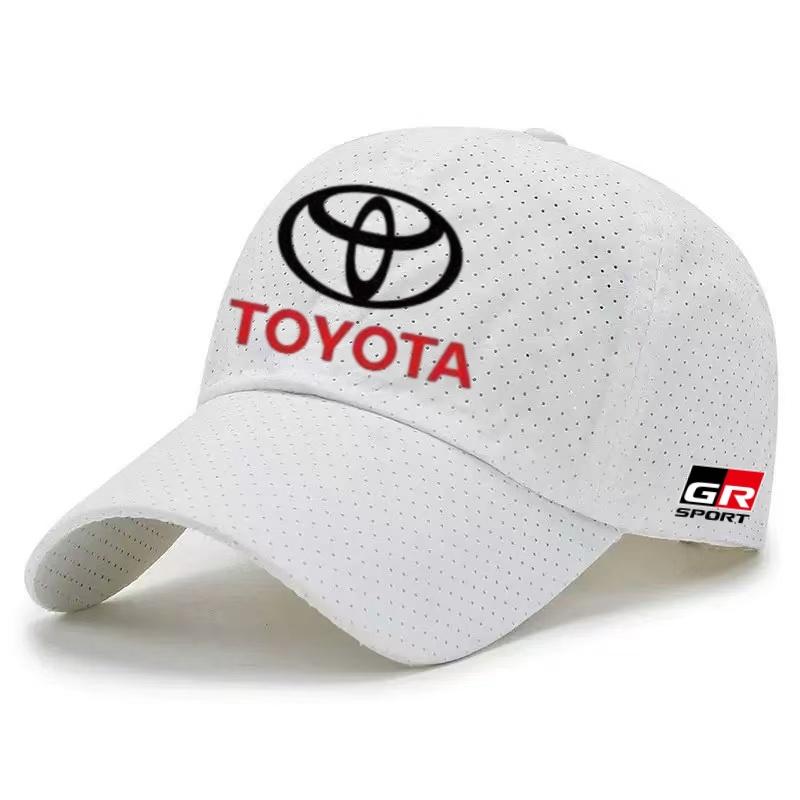 2026 New Toyota Logo GR Racing Summer Thin Breathable Soft Top Baseball Hat Outdoor Riding Sunshade Hat Duck Tongue Hat