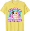 Chlamydia Survivor Cat Meme Funny Shirts for Men Adult Humor T-Shirt Cat Oddly Specific Graphic Tee Kitty Lover Kitten Clothes