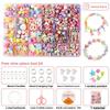 Children Bead Crafting Set Colorful Plastic Materials Handmade Accessories Gift