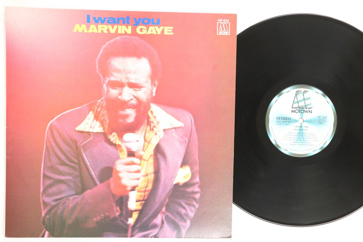 

LP Record MARVIN GAYE I Want You VIP502 MOTOWN 1978 Japan SoulFunk Used