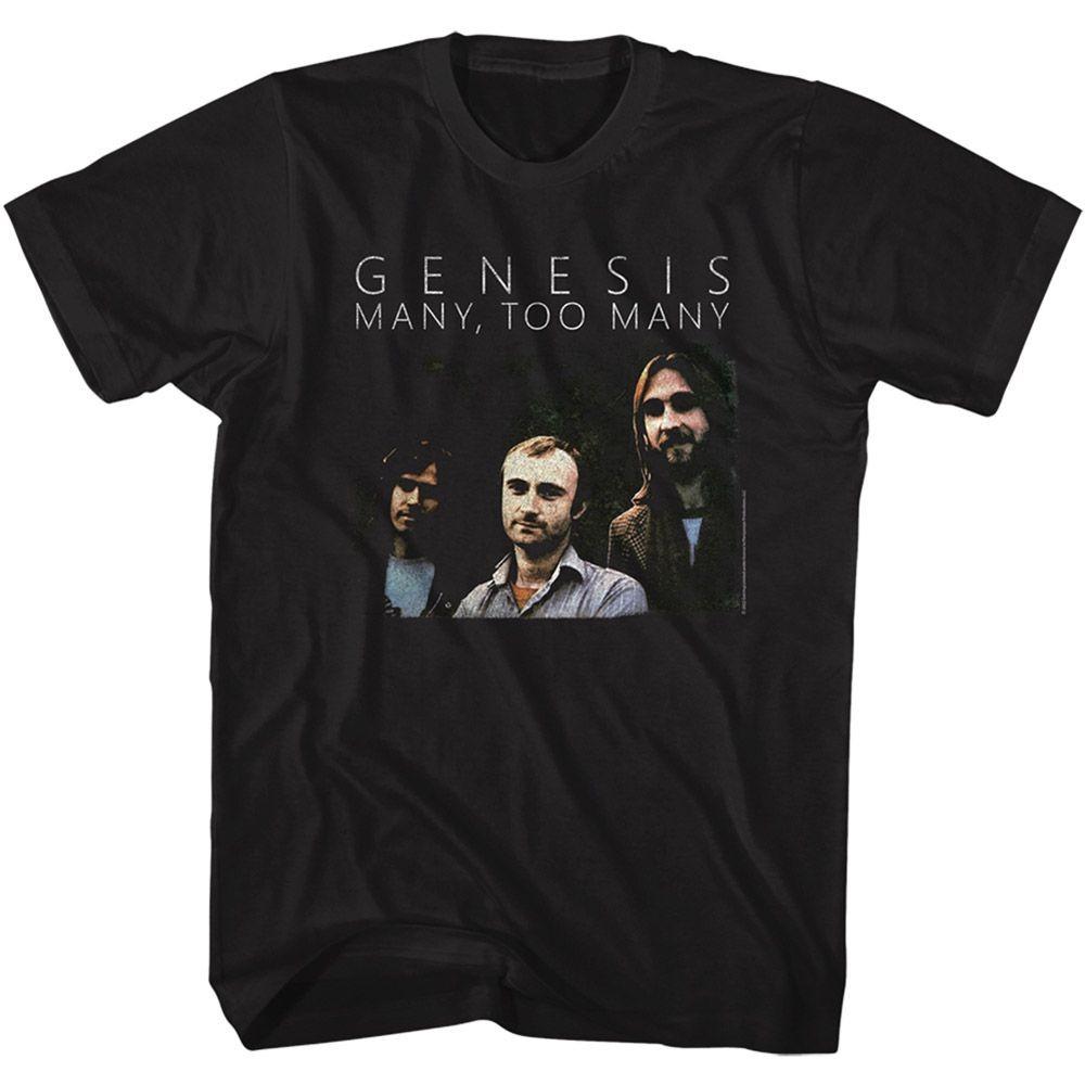 

Genesis Many Too Many Music T-shirt Tops Tees Men s Women s Unisex 4XL