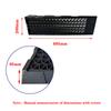2Pcs Capacity Heavy Duty Car Ramps 70cm Plastic Portable Loading Access Ramps Lift Repair Maintenance Jack Lift Tool For 5000KG