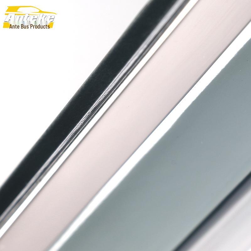 Hyundai 2019 Santa Fe Stainless Steel Rain Guards & Deflectors Trim