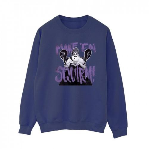 Disney Women's Navy Blue / Villains Ursula Purple Sweatshirt L