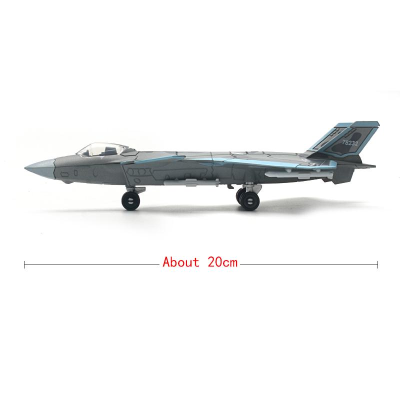 1/100 Modern Fighter J-20 Russian Military Model SU-35 US Air Force F-22 Assemble Collection Toy Airplane Puzzle Assembly Model