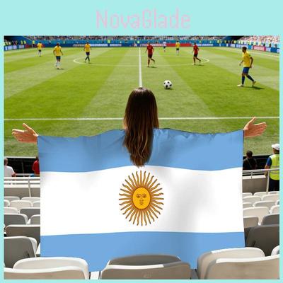 Global Football Cup Fan Flag Capes With Polyester Fabric For Sports Events And Supporters