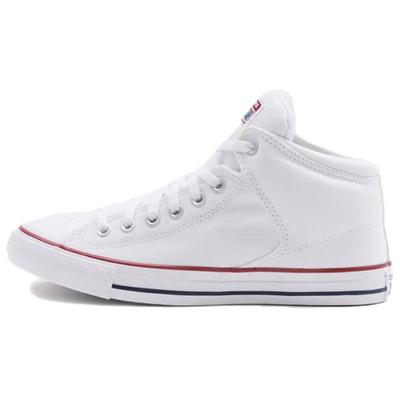 Chuck Taylor All Star Bequeme Mittelhohe Canvas-Schuhe Unisex Weiß A01688C