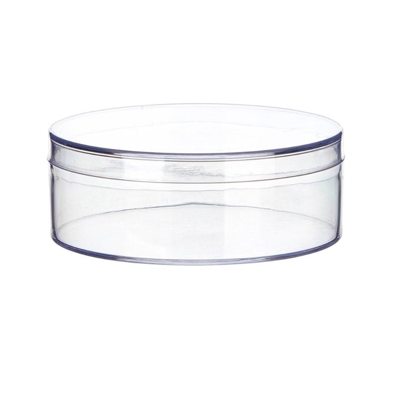 

Clear Acrylic Plastic Jewelry Box Heart/Round Storage Box Acrylic Containers with Lids for Candy Pills and Tiny Jewelry