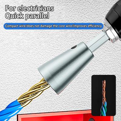 Wire Twisting Tool Cable Connector High Hardness Rustproof Universal Compact Size Portable Cable Twister Electrician Tool