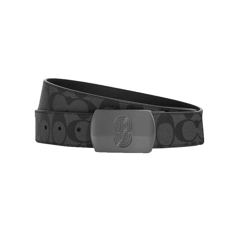 Coach tailorable smooth buckle double-sided leather
