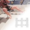 Boat Side Mount Fishing Rod Holder, 3 Link Tubes Fishing Pole Holder, Wall Mount Vertical Fishing Rod Bracket for Garage Marine Yacht