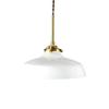 Luminária de teto pendente LED luz quente, luminária, branco, kmp-7177WH [Lâmpada Mãe de Kobe]