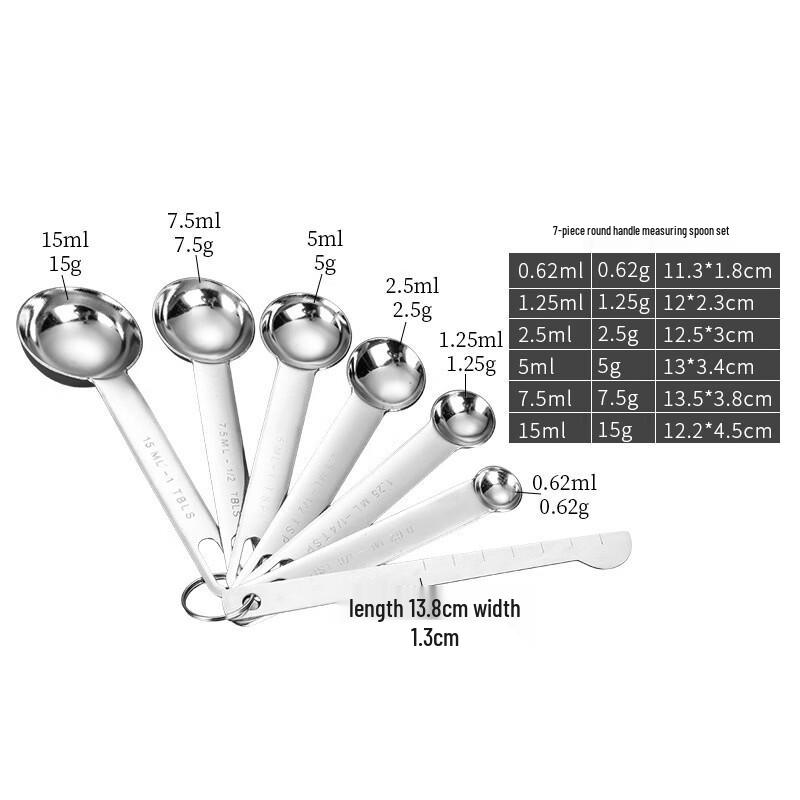 Stainless Steel Measuring Spoon and Cup Set