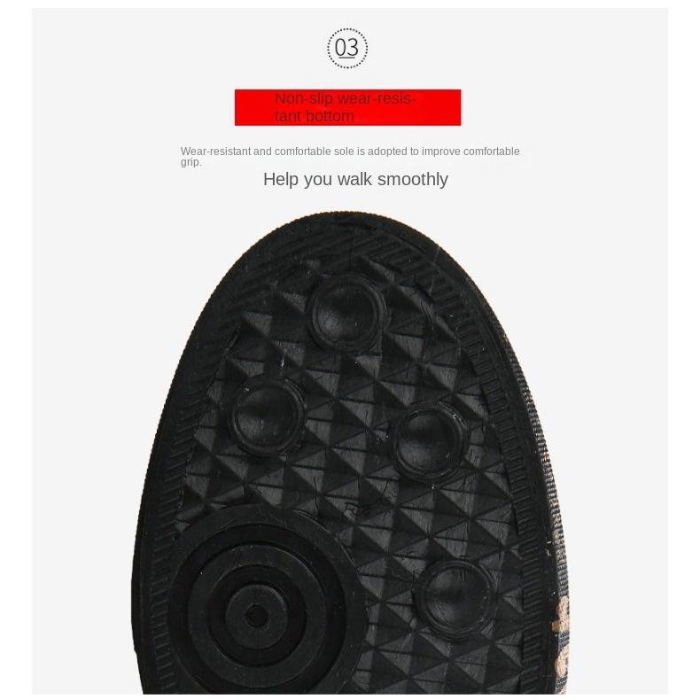 Men's Shoes Canvas Shoes Men's Sneakers Cloth Shoes Trend Four Seasons All Match Students Breathable Casual Shoes