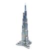 3D Stainless Steel Burj Khalifa DIY Metal Model Puzzle - Glue-Free Assembly