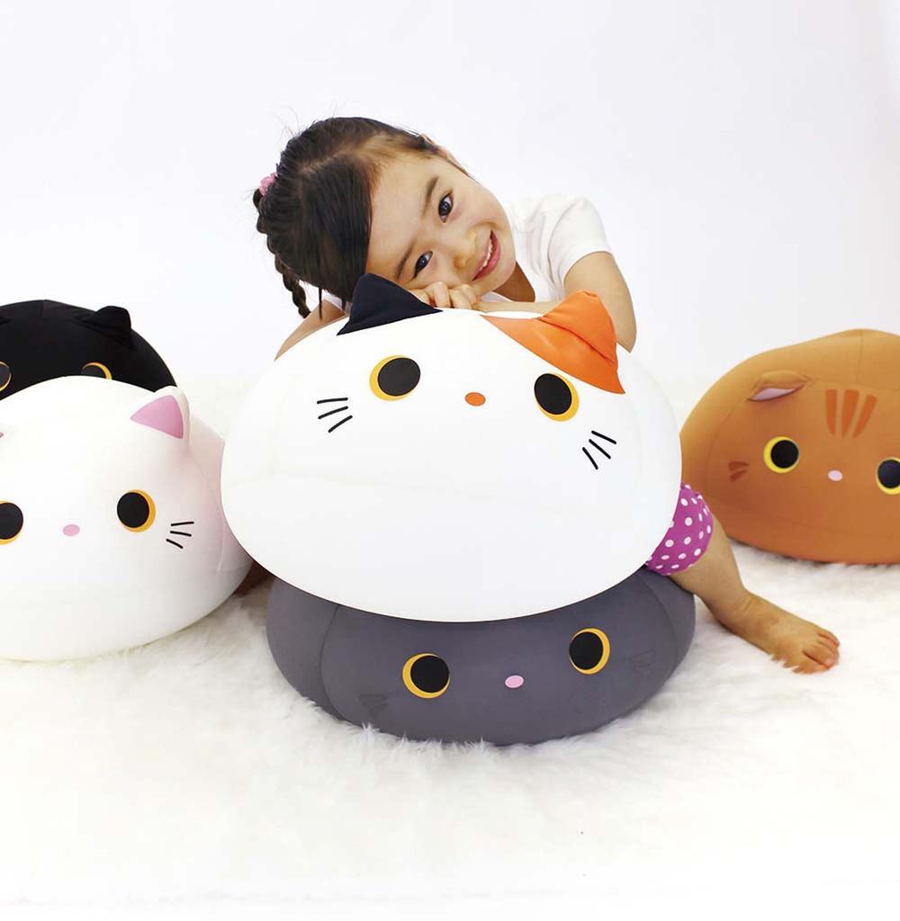 MOGU Mogucci Mi-tan Cushion - A Bead Cushion That Your Body Needs - Hard To Wear Out - Powder Beads Used - Small Size (approx. 29x24x35cm) - Grey -