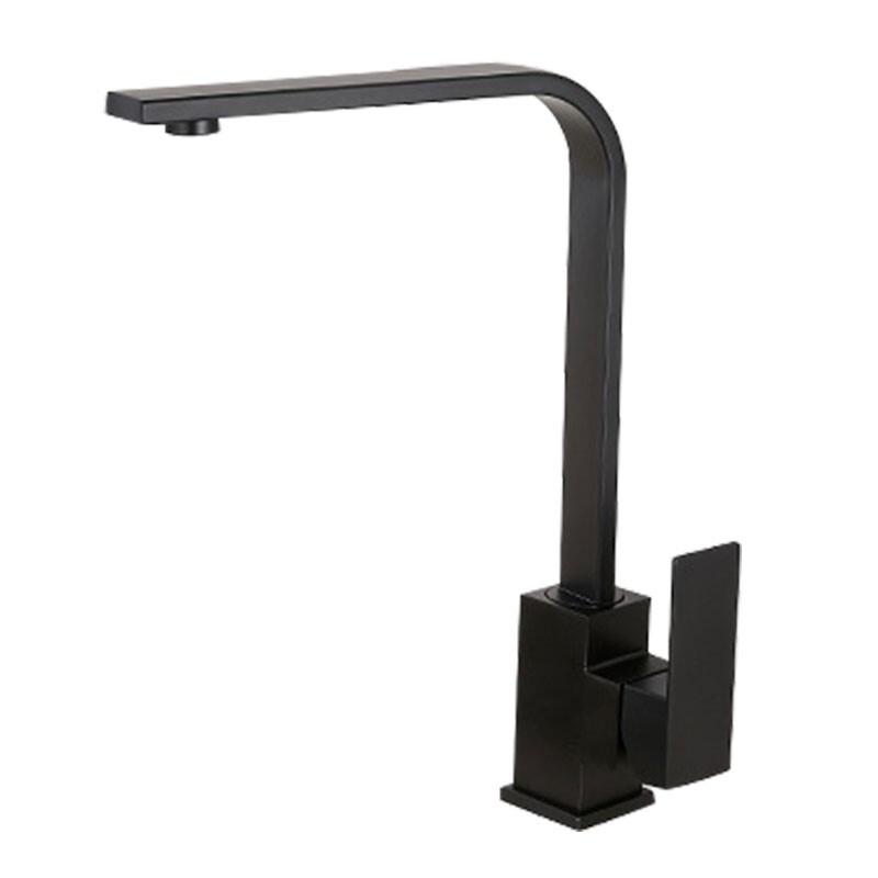 304 Stainless Steel Kitchen Sink Faucet with Swivel Spout