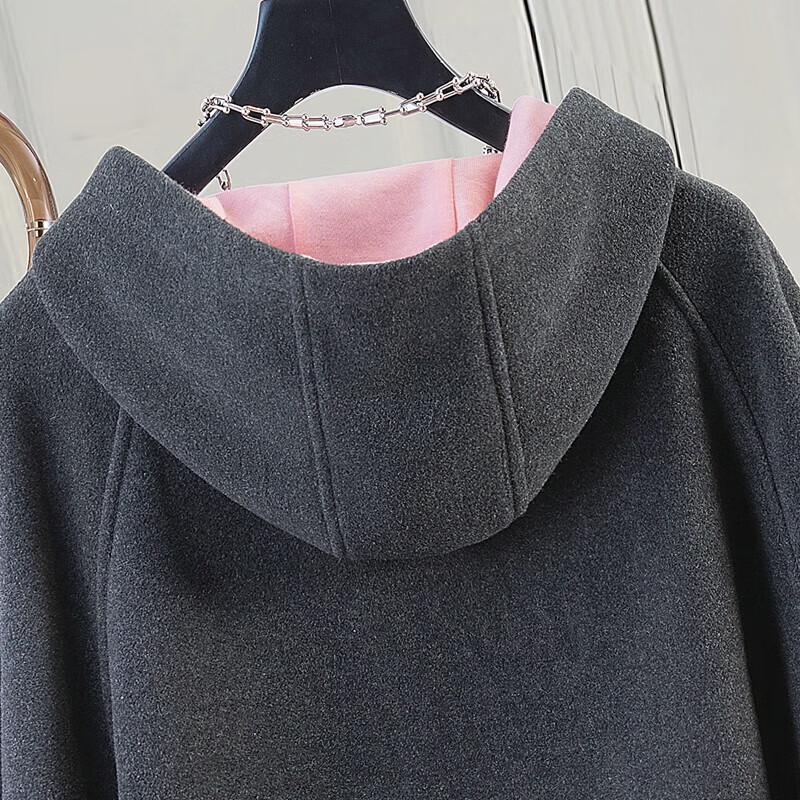 Women's Spliced Color Block Hooded Sweatshirt