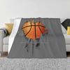 Shredded , Ripped And Torn Basketball Soft Warm Light Thin Blanket Funny Basketball Sayings Funny Basketball Designs Funny For