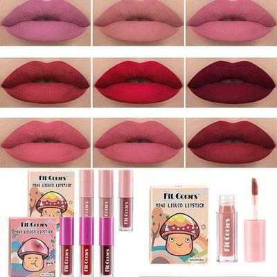 3-piece Set, Moisturizing, Matte, Lip Plumping Liquid, Lip Oil, Matte Non-stick Cup, Lip Gloss, Lipstick, Christmas Gift