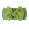 New baby nylon headband, baby cute bow wide-sided double-knotted headscarf, children's headband.